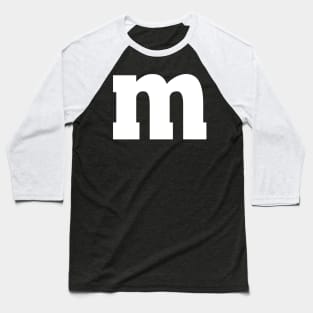 Letter M - Funny, Group, Team, Halloween, T-Shirt, 2023, Costume, best, top, group, teams, cute, for women, men, kids, Baseball T-Shirt